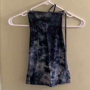 American eagle soft high neck cropped top